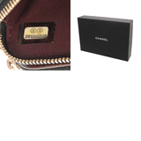 CHANEL シャネル Wファスナーチェーンウォレット ブラック A82527 レディース キャビアスキン ショルダーバッグ Aランク 中古 銀蔵