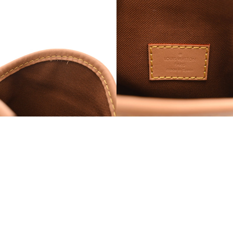LOUIS VUITTON ルイヴィトン モノグラム フォールドミー ブラウン M80874 レディース モノグラムキャンバス ポーチ Aランク 中古 銀蔵