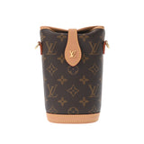 LOUIS VUITTON ルイヴィトン モノグラム フォールドミー ブラウン M80874 レディース モノグラムキャンバス ポーチ Aランク 中古 銀蔵