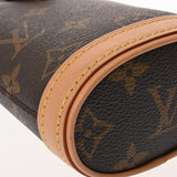 LOUIS VUITTON ルイヴィトン モノグラム フォールドミー ブラウン M80874 レディース モノグラムキャンバス ポーチ Aランク 中古 銀蔵