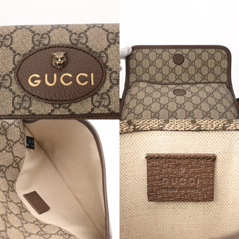 GUCCI グッチ GGスプリーム バムバッグ ベージュ 493930 レディース GGスプリームキャンバス ショルダーバッグ Aランク 中古 銀蔵