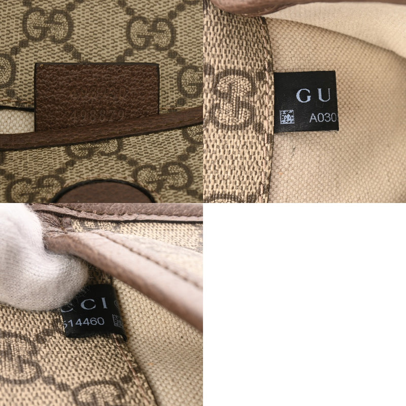 GUCCI グッチ GGスプリーム バムバッグ ベージュ 493930 レディース GGスプリームキャンバス ショルダーバッグ Aランク 中古 銀蔵