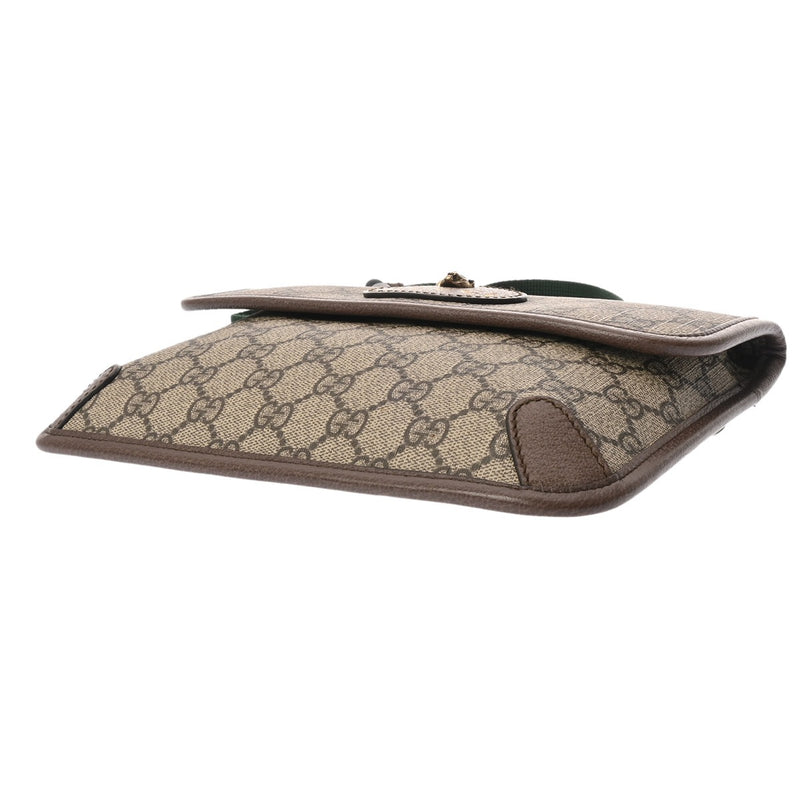 GUCCI グッチ GGスプリーム バムバッグ ベージュ 493930 レディース GGスプリームキャンバス ショルダーバッグ Aランク 中古 銀蔵