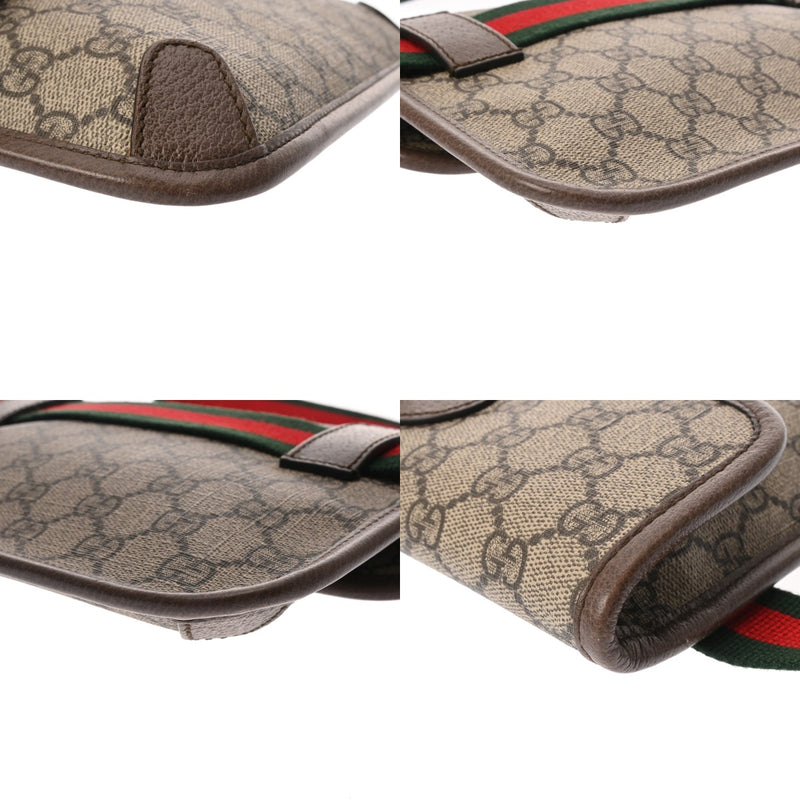 GUCCI グッチ GGスプリーム バムバッグ ベージュ 493930 レディース GGスプリームキャンバス ショルダーバッグ Aランク 中古 銀蔵