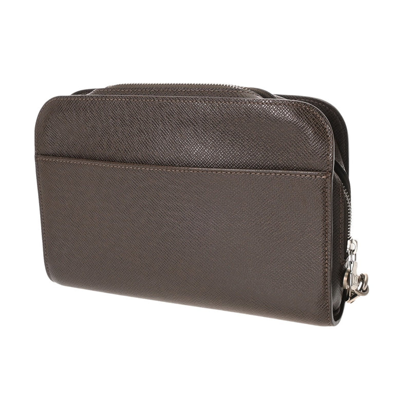 LOUIS VUITTON ルイヴィトン タイガ バイカル グリズリ M30188 メンズ レザー セカンドバッグ Bランク 中古 銀蔵