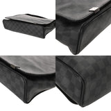 LOUIS VUITTON ルイヴィトン ダミエグラフィット ディストリクト MM NM ブラック/グレー N41029 メンズ ダミエキャンバス ショルダーバッグ ABランク 中古 銀蔵