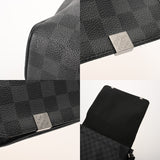 LOUIS VUITTON ルイヴィトン ダミエグラフィット ディストリクト MM NM ブラック/グレー N41029 メンズ ダミエキャンバス ショルダーバッグ ABランク 中古 銀蔵