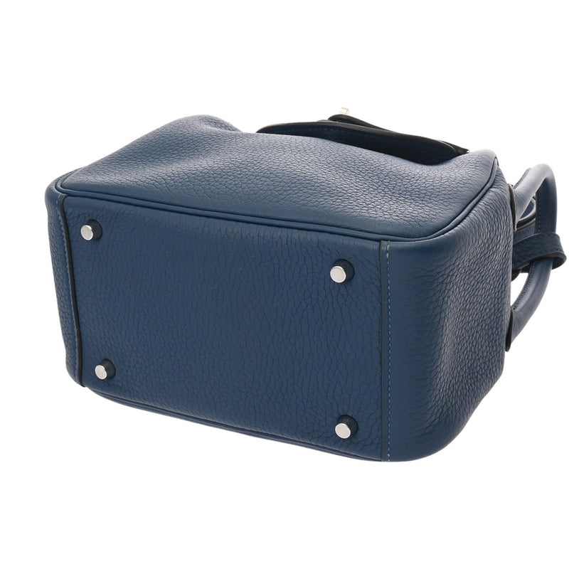 HERMES エルメス リンディ ミニ ディープブルー D刻印(2019年頃) レディース トリヨンクレマンス 2WAYバッグ Aランク 中古 銀蔵