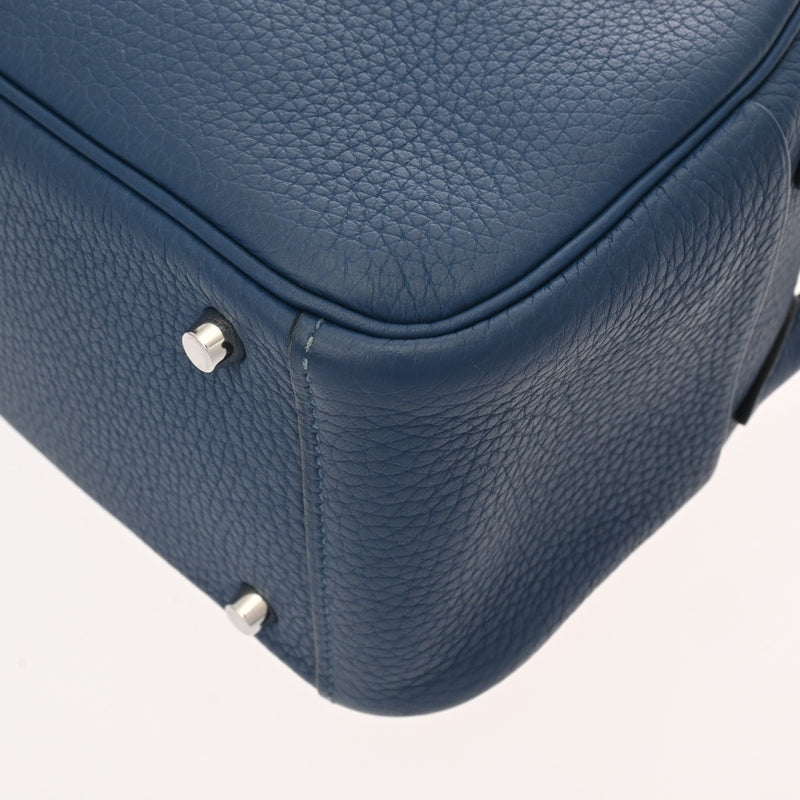HERMES エルメス リンディ ミニ ディープブルー D刻印(2019年頃) レディース トリヨンクレマンス 2WAYバッグ Aランク 中古 銀蔵