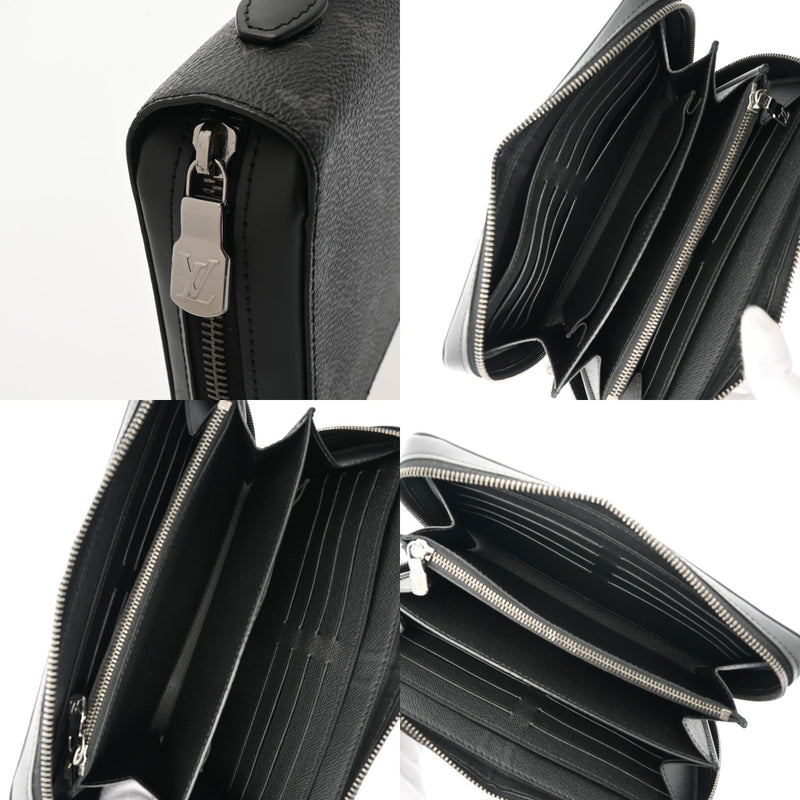 LOUIS VUITTON ルイヴィトン モノグラムエクリプス ジッピー XL トラベルケース 黒/グレー M61698 メンズ モノグラムキャンバス 長財布 ABランク 中古 銀蔵