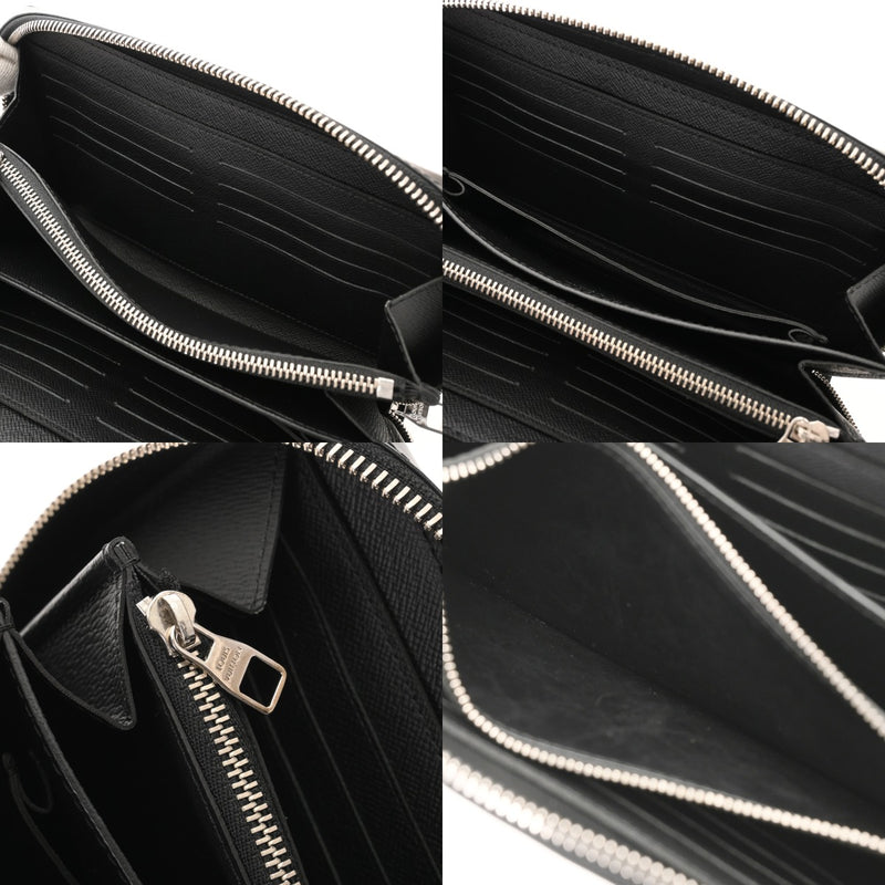 LOUIS VUITTON ルイヴィトン ダミエグラフィット ジッピー XL 黒/グレー N41503 メンズ ダミエキャンバス 長財布 Aランク 中古 銀蔵