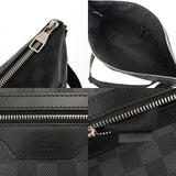LOUIS VUITTON ルイヴィトン ダミエグラフィット ミック MM ブラック N41106 メンズ ダミエキャンバス ショルダーバッグ ABランク 中古 銀蔵
