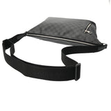 LOUIS VUITTON ルイヴィトン ダミエグラフィット ミック MM ブラック N41106 メンズ ダミエキャンバス ショルダーバッグ ABランク 中古 銀蔵