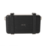 CHRISTIAN DIOR クリスチャンディオール パーソナルクラッチバッグ RIMOWAコラボ ブラック 2DRCA295TWT_H03E メンズ アルミニウム ショルダーバッグ Bランク 中古 銀蔵