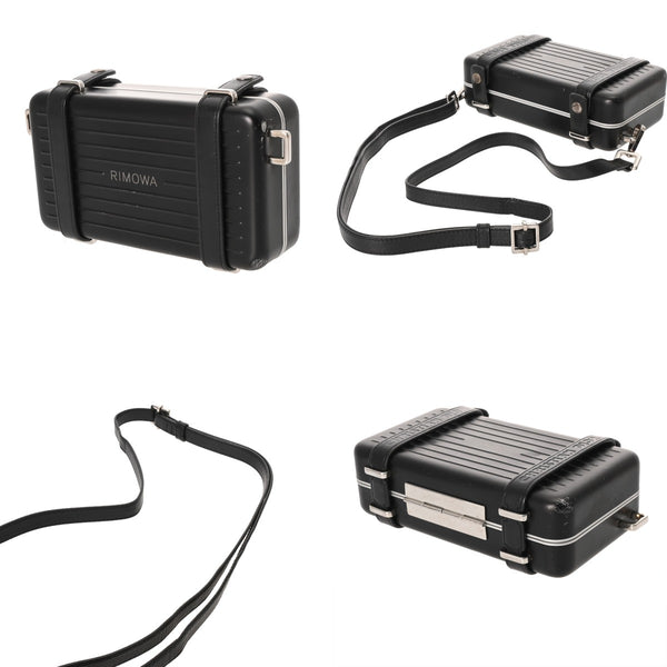 CHRISTIAN DIOR クリスチャンディオール パーソナルクラッチバッグ RIMOWAコラボ ブラック 2DRCA295TWT_H03E メンズ アルミニウム ショルダーバッグ Bランク 中古 銀蔵
