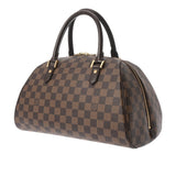 LOUIS VUITTON ルイヴィトン ダミエ リベラ MM ブラウン N41434 レディース ダミエキャンバス ハンドバッグ ABランク 中古 銀蔵