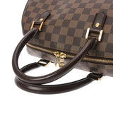 LOUIS VUITTON ルイヴィトン ダミエ リベラ MM ブラウン N41434 レディース ダミエキャンバス ハンドバッグ ABランク 中古 銀蔵