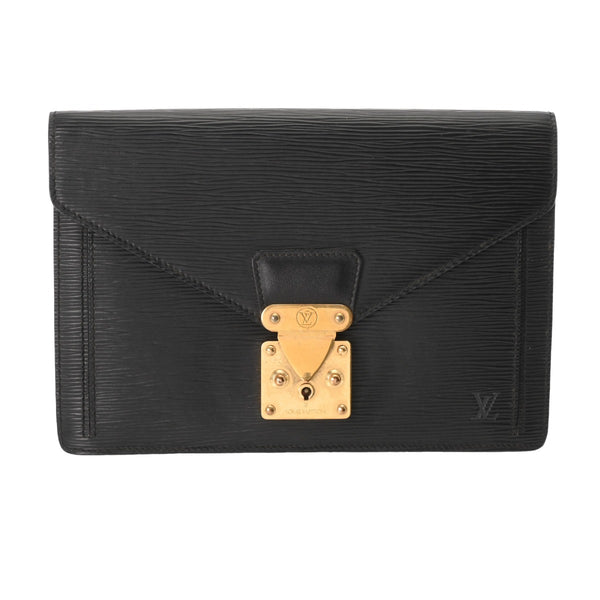 LOUIS VUITTON ルイヴィトン エピ セリエドラゴンヌ ノワール M52612 メンズ レザー セカンドバッグ Bランク 中古 銀蔵