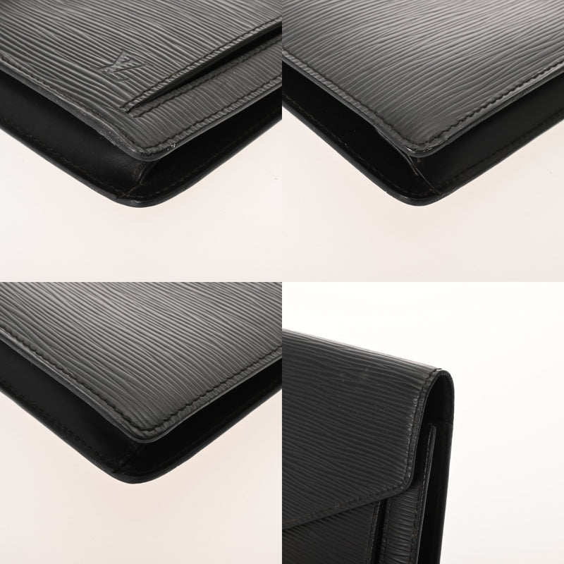 LOUIS VUITTON ルイヴィトン エピ セリエドラゴンヌ ノワール M52612 メンズ レザー セカンドバッグ Bランク 中古 銀蔵