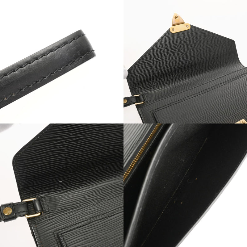 LOUIS VUITTON ルイヴィトン エピ セリエドラゴンヌ ノワール M52612 メンズ レザー セカンドバッグ Bランク 中古 銀蔵