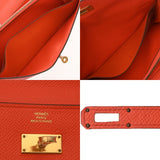 HERMES エルメス ケリーウォレット カプシーヌ X刻印(2016年頃) レディース ヴォーエプソン 長財布 ABランク 中古 銀蔵