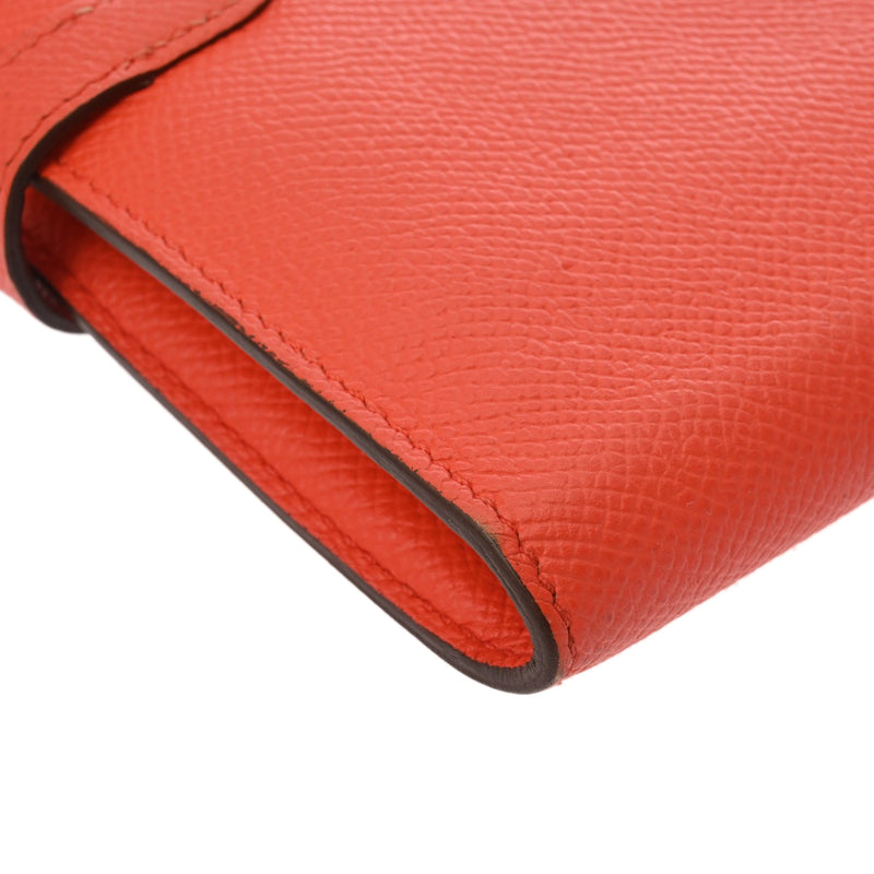 HERMES エルメス ケリーウォレット カプシーヌ X刻印(2016年頃) レディース ヴォーエプソン 長財布 ABランク 中古 銀蔵