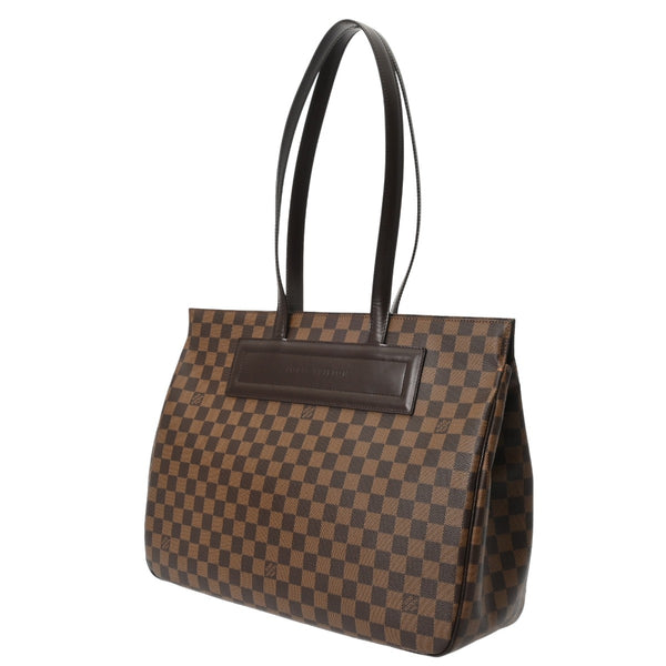 LOUIS VUITTON ルイヴィトン ダミエ パリオリ GM ブラウン N51124 レディース ダミエキャンバス トートバッグ ABランク 中古 銀蔵