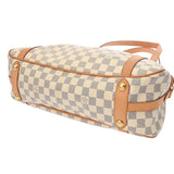 LOUIS VUITTON ルイヴィトン ダミエアズール ストレーザ GM ホワイト N42221 レディース ダミエキャンバス ショルダーバッグ ABランク 中古 銀蔵