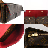 LOUIS VUITTON ルイヴィトン モノグラム ヴィバシテ MM ブラウン M51164 レディース モノグラムキャンバス ショルダーバッグ ABランク 中古 銀蔵