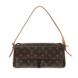 LOUIS VUITTON ルイヴィトン モノグラム ヴィバシテ MM ブラウン M51164 レディース モノグラムキャンバス ショルダーバッグ ABランク 中古 銀蔵