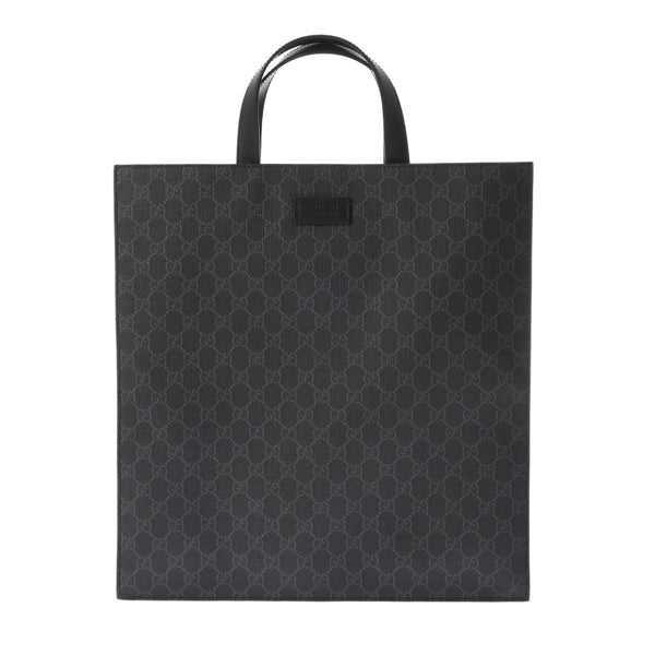 GUCCI グッチ GGスプリーム 2WAY トートバッグ ブラック 495559 メンズ GGスプリームキャンバス トートバッグ 新同 中古 銀蔵