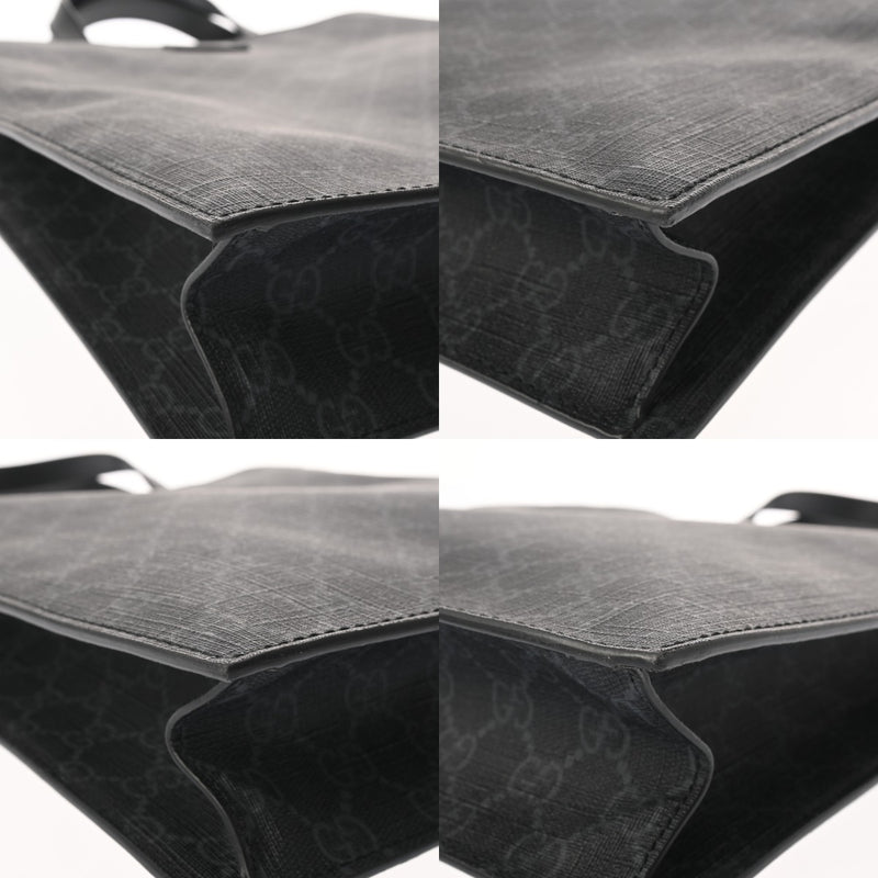 GUCCI グッチ GGスプリーム 2WAY トートバッグ ブラック 495559 メンズ GGスプリームキャンバス トートバッグ 新同 中古 銀蔵