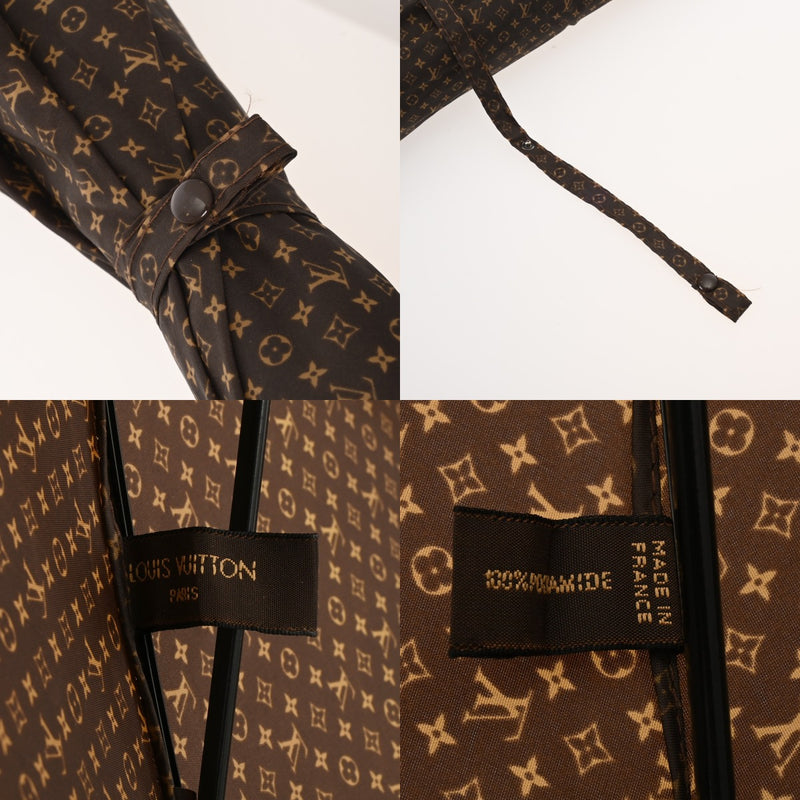 LOUIS VUITTON ルイヴィトン モノグラム パラプルュイジブレ 傘 ブラウン M70107 ユニセックス ポリエステル 100% ブランド小物 ABランク 中古 銀蔵