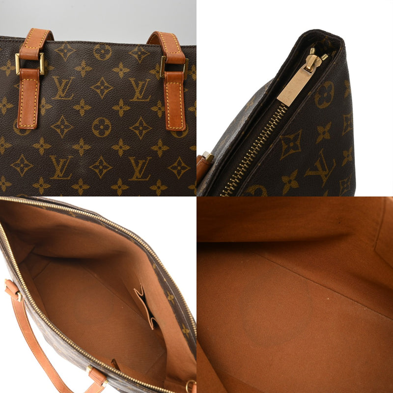 LOUIS VUITTON ルイヴィトン モノグラム カバ メゾ ブラウン M51151 レディース モノグラムキャンバス トートバッグ Bランク 中古 銀蔵