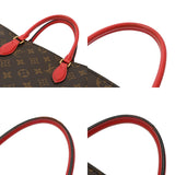 LOUIS VUITTON ルイヴィトン モノグラム フラワートート 2WAY コクリコ M43553 レディース モノグラムキャンバス ハンドバッグ Bランク 中古 銀蔵