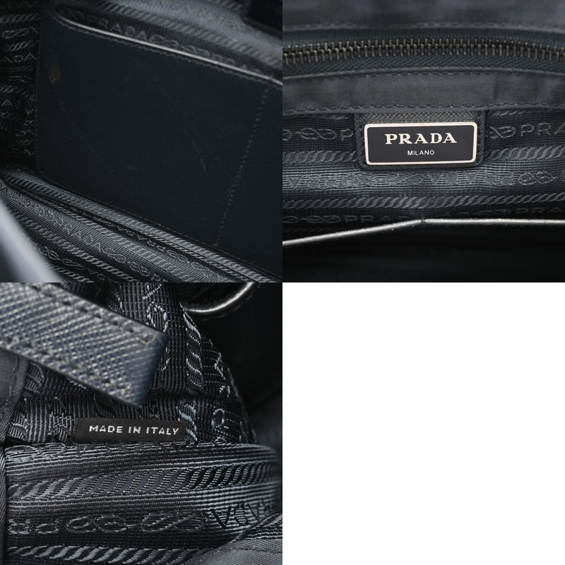 PRADA プラダ ロゴ フラップバッグ ネイビー 2VD769 ユニセックス ナイロン ショルダーバッグ ABランク 中古 銀蔵