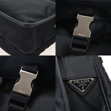 PRADA プラダ ロゴ フラップバッグ ネイビー 2VD769 ユニセックス ナイロン ショルダーバッグ ABランク 中古 銀蔵