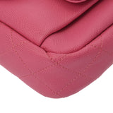 CHANEL シャネル マトラッセ チェーンショルダー ピンク レディース キャビアスキン ショルダーバッグ ABランク 中古 銀蔵