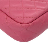 CHANEL シャネル マトラッセ チェーンショルダー ピンク レディース キャビアスキン ショルダーバッグ ABランク 中古 銀蔵