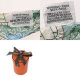 HERMES エルメス ツイリー SPLASH PARK ライトブルー系/マルチカラー レディース シルク100％ スカーフ ABランク 中古 銀蔵