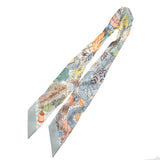 HERMES エルメス ツイリー SPLASH PARK ライトブルー系/マルチカラー レディース シルク100％ スカーフ ABランク 中古 銀蔵