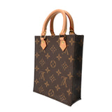 LOUIS VUITTON ルイヴィトン モノグラム プティット サックプラ 旧型 2WAY ブラウン M69442 レディース モノグラムキャンバス ハンドバッグ Aランク 中古 銀蔵