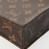 LOUIS VUITTON ルイヴィトン モノグラム プティット サックプラ 旧型 2WAY ブラウン M69442 レディース モノグラムキャンバス ハンドバッグ Aランク 中古 銀蔵