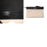 BALENCIAGA バレンシアガ ネイビーカバス XS 2WAY ホワイト/ブラック 390346 レディース キャンバス レザー ハンドバッグ Aランク 中古 銀蔵