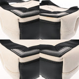 BALENCIAGA バレンシアガ ネイビーカバス XS 2WAY ホワイト/ブラック 390346 レディース キャンバス レザー ハンドバッグ Aランク 中古 銀蔵