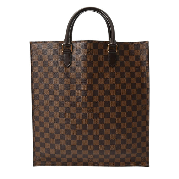 LOUIS VUITTON ルイヴィトン ダミエ サックプラ ブラウン N51140 ユニセックス ダミエキャンバス トートバッグ ABランク 中古 銀蔵