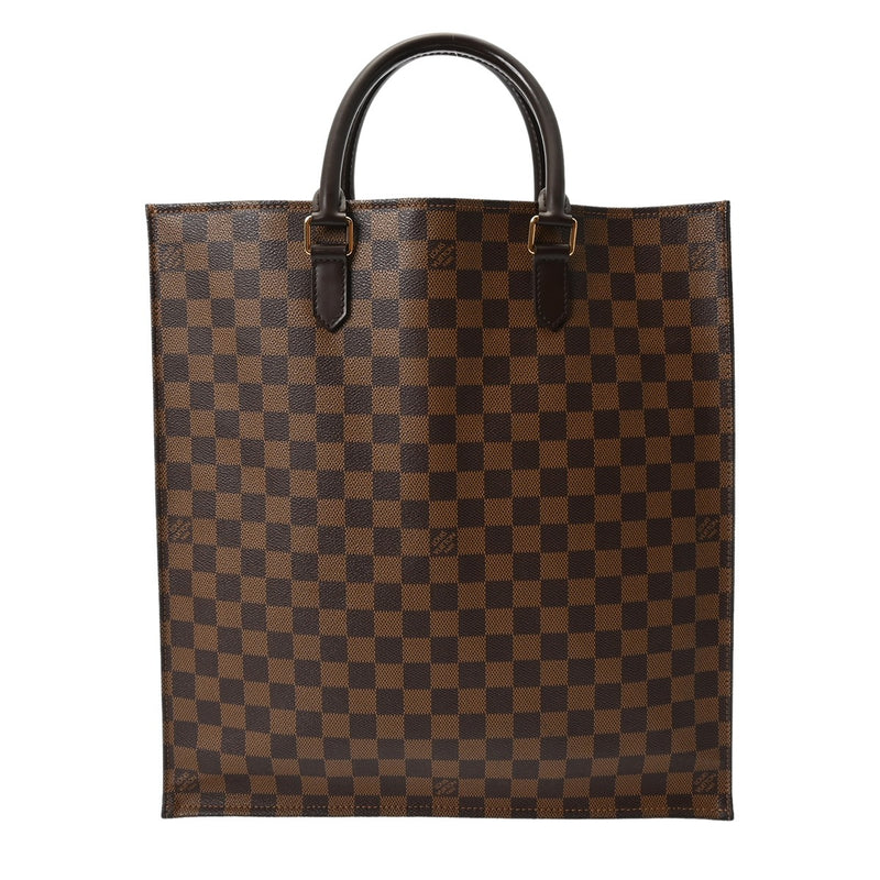 LOUIS VUITTON ルイヴィトン ダミエ サックプラ ブラウン N51140 ユニセックス ダミエキャンバス トートバッグ ABランク 中古 銀蔵