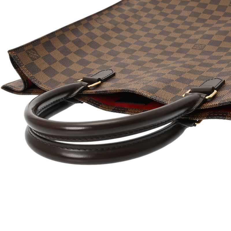 LOUIS VUITTON ルイヴィトン ダミエ サックプラ ブラウン N51140 ユニセックス ダミエキャンバス トートバッグ ABランク 中古 銀蔵