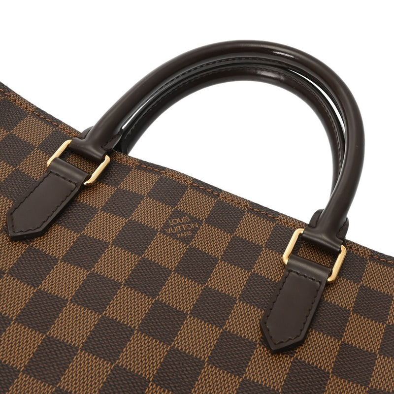LOUIS VUITTON ルイヴィトン ダミエ サックプラ ブラウン N51140 ユニセックス ダミエキャンバス トートバッグ ABランク 中古 銀蔵