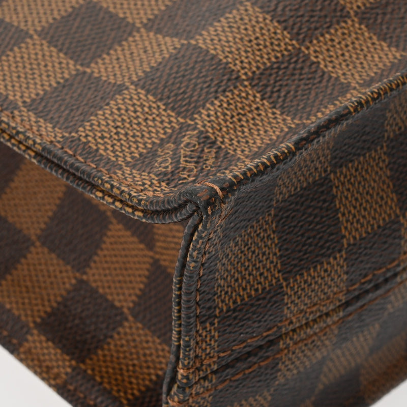 LOUIS VUITTON ルイヴィトン ダミエ サックプラ ブラウン N51140 ユニセックス ダミエキャンバス トートバッグ ABランク 中古 銀蔵